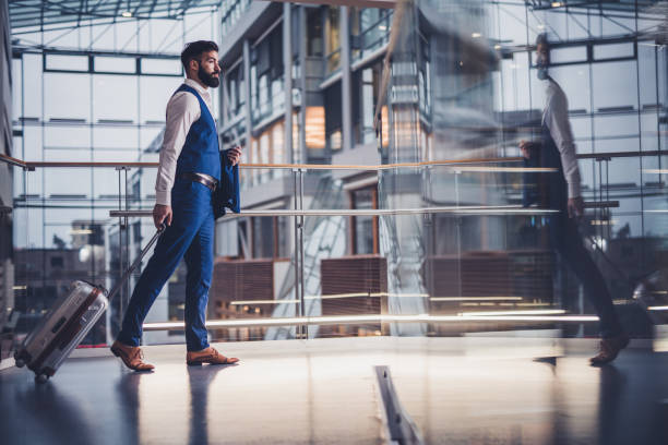 istock Businessman traveling. 1132001687