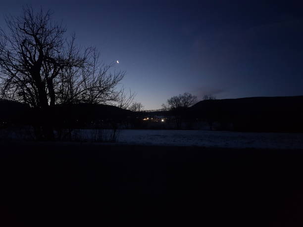 istock The moon is near 1132004440