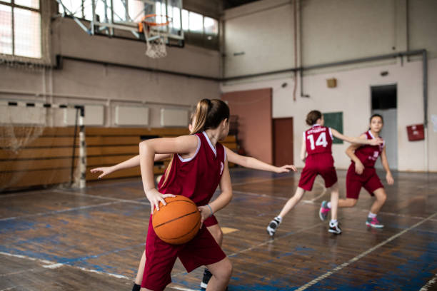 istock Teenage girls Practicing good defense 1132010749