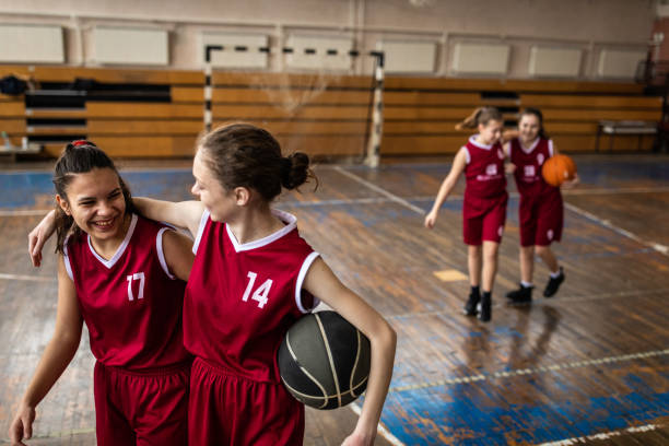 istock Leaving basketball field like winners 1132010819