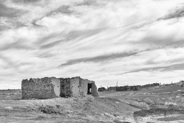 istock Old ruin in the Tankwa Karoo. Monochrome 1132014236