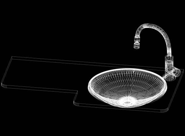istock sink and faucet Architect Blueprint 1132019697
