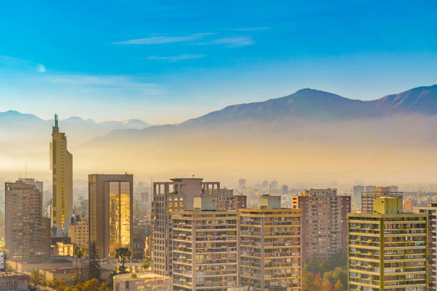 istock Aerial Cityscape, Santiago de Chile 1132025219