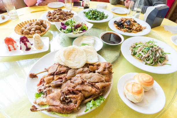 Chinese style Family gathering dining table