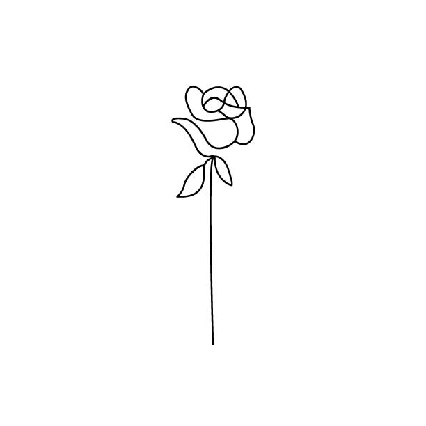 벡터 빨간 장미-삽화 - rose stock illustrations