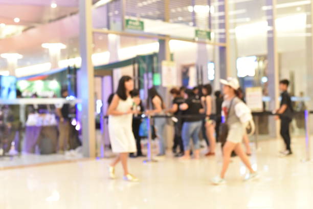 istock Motion Blurred People in the Shopping Mall 1132032073