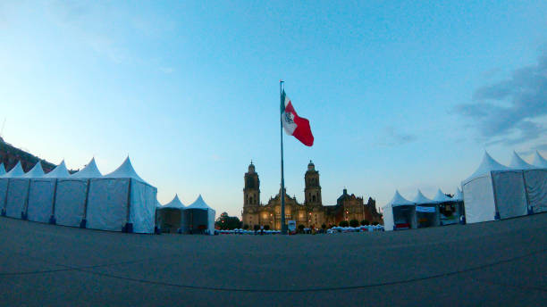 istock Panoramic view of Zocalo and Cathedral 1132032111