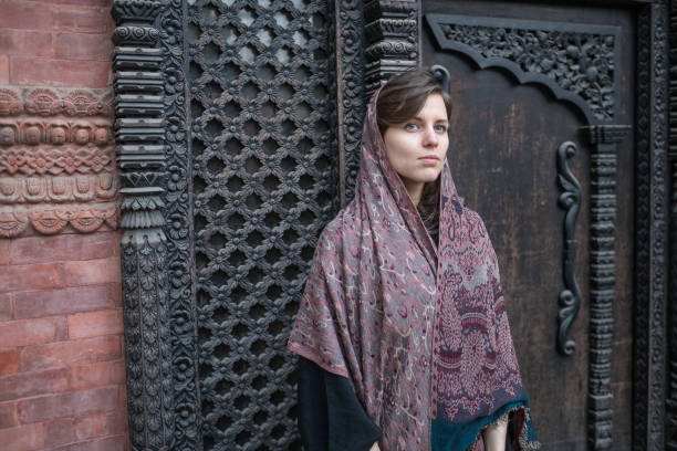 istock Young woman in scarf 1132033788