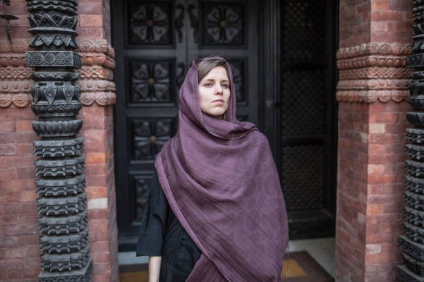 istock Young woman in scarf 1132033872