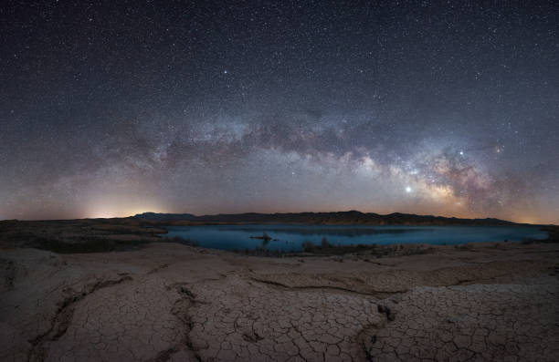 istock Milky Way Galaxy panorama over Lake Mead from Stewarts Point 1132036819