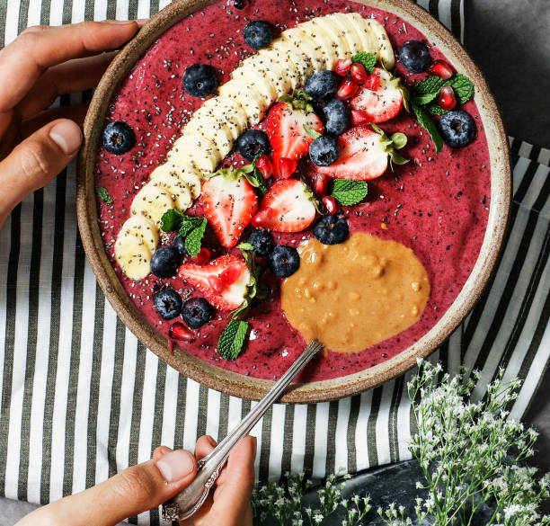 istock Acai bowl filled with good antioxidants 1132038398