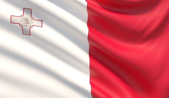 Background with flag of Background with flag of Malta