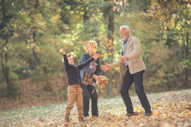 istock Time with my grandparents in the park 1132044973