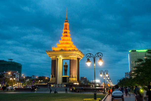 istock CAMBODIA PHNOM PENH SIHANOUK STATUE 1132049060