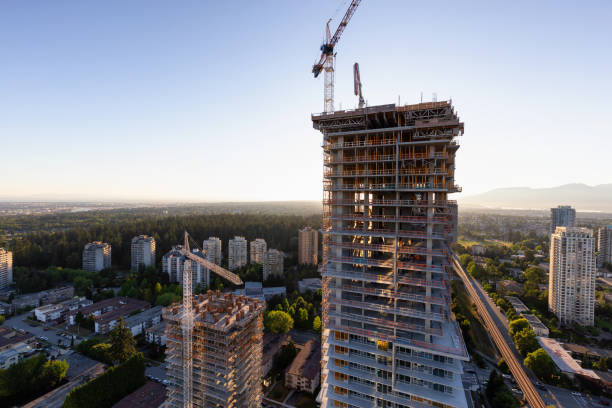 istock Aerial view of Construction Site 1132051696