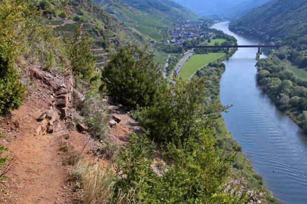 Germany, Moselle, via ferrata calm down