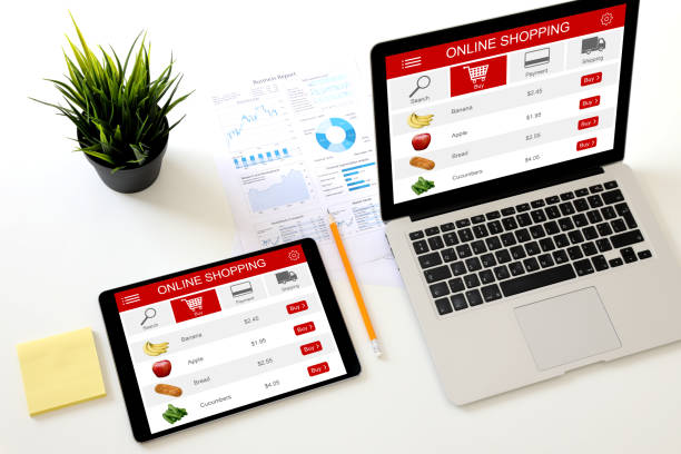 istock E-commerce internet shopping laptop tablet online supermarket 1132053577