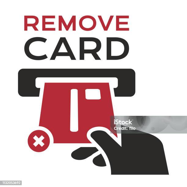 Remove Credit Card Stock Illustration - Download Image Now - Bar Code Reader, Business, Buying