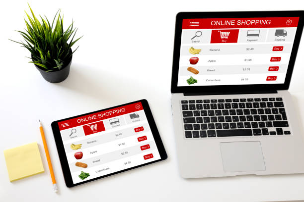 istock E-commerce internet shopping laptop tablet online supermarket 1132054035