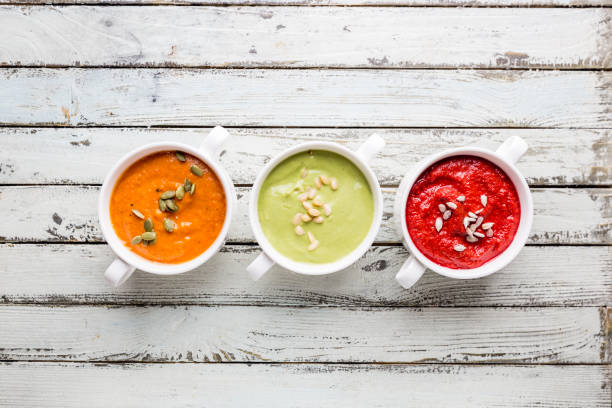 istock colorful vegetable cream soups 1132054056