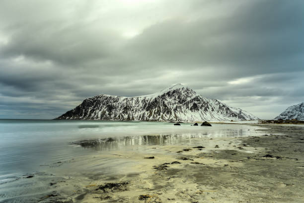 istock Skagsanden beach, Lofoten Islands, Norway 1132055938