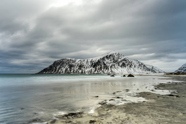 istock Skagsanden beach, Lofoten Islands, Norway 1132056164