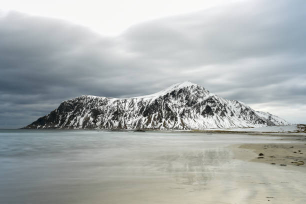 istock Skagsanden beach, Lofoten Islands, Norway 1132057093