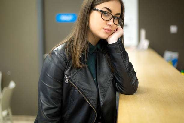 Customer, One Woman Only, Women, Portrait, Coffee Shop