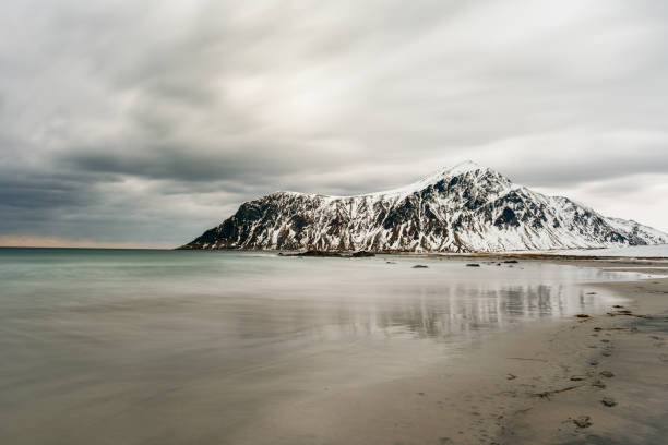 istock Skagsanden beach, Lofoten Islands, Norway 1132058822