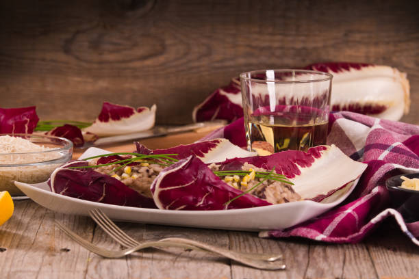 istock Risotto with red radicchio. 1132059823