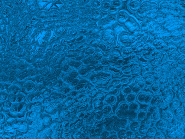 istock Blue Glittering Skin Snake Snake Crocodile Dragon Dinosaur Abstract Background Foil Bubble Pattern 1132061295