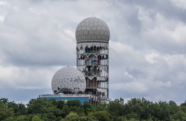 Berlin, Germany - famous during the Cold War for being a U.S. listening station, the Teufelsberg is today a street artists paradise