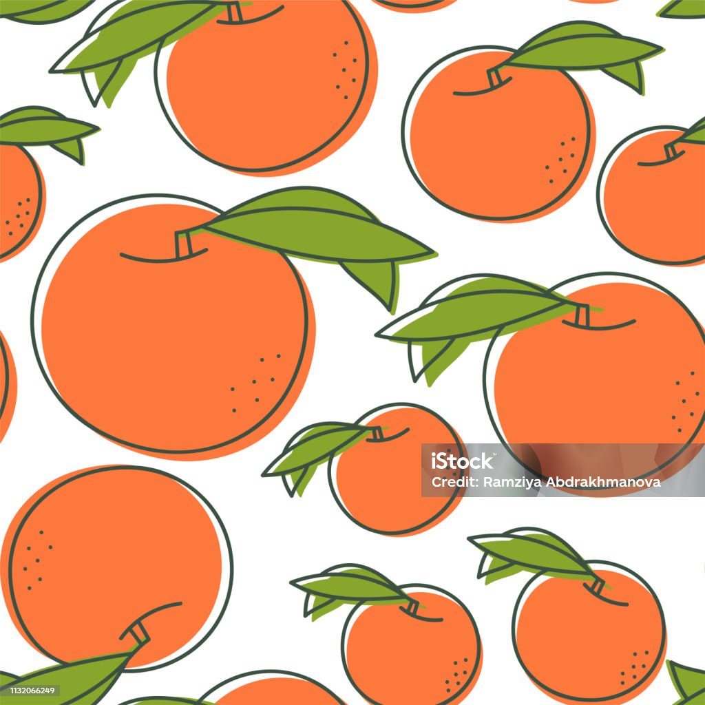 Hoa Văn Liền Mạch Đào Vẽ Tay Trái Cây Tươi Kỳ Lạ Nền Phác Thảo ...