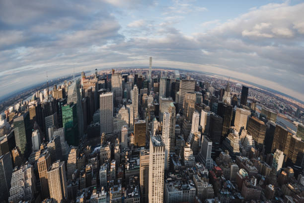 istock Fisheye View of Midtown Manhattan, NYC 1132073162