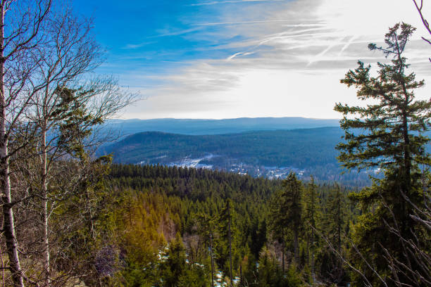 istock View from Ahrensklint over Harz Mountains in Germany 1132075501