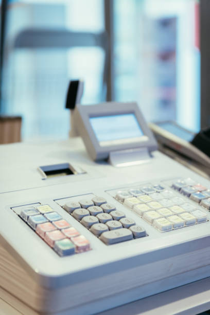 istock Cash register in a store 1132075667