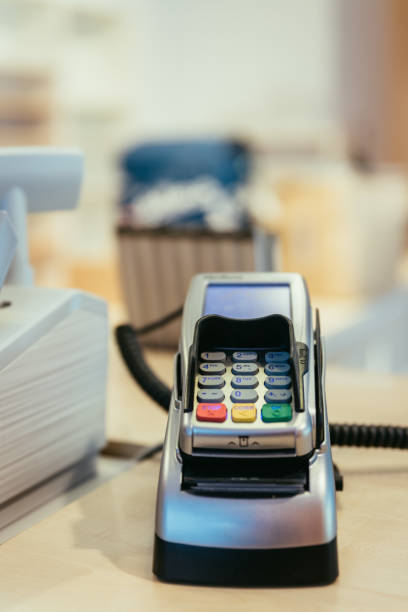 istock Cash register in a store 1132075687