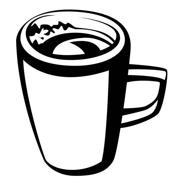 Vector illustration of vector image coffee