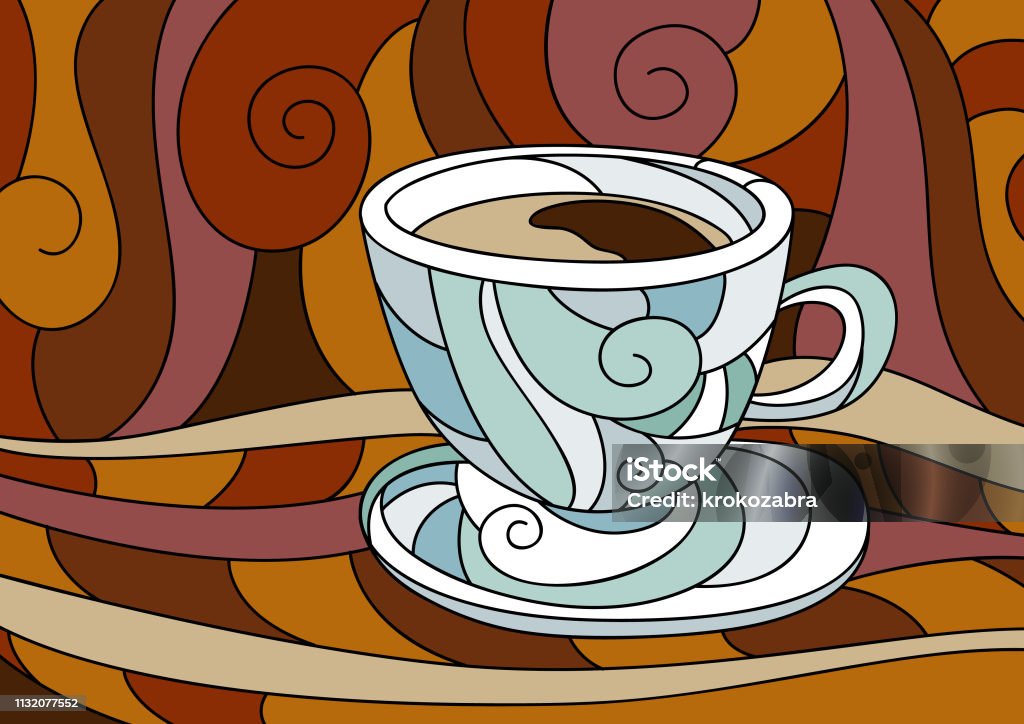Coffee Vector Colorful Vector Colorful Coffee Stock Illustration - Download Image Now ...