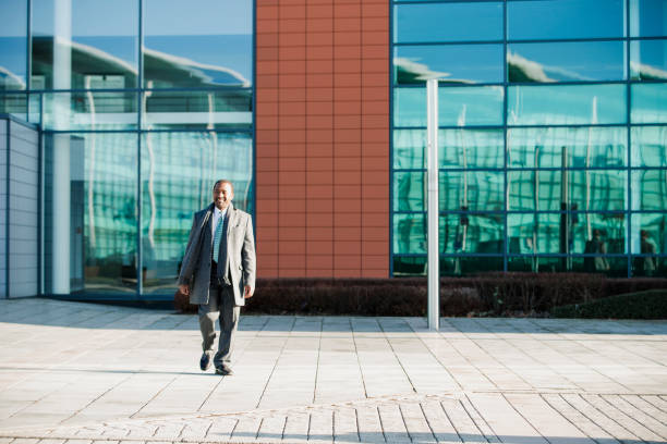 istock Businessman Leaving the Office 1132080219