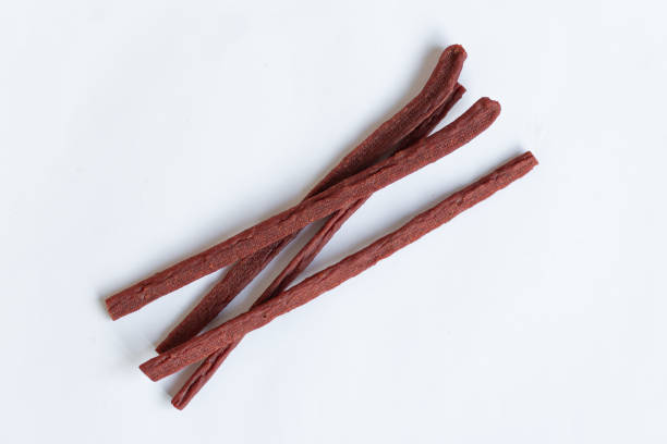 istock Bone for dog's eatting on white background. 1132083109