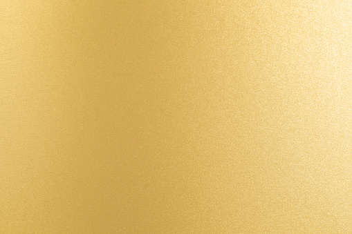 Golden paper texture background, Side View.