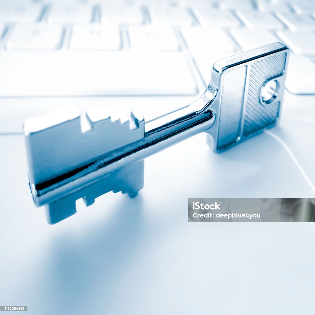 Data security access and computer network security Abstract Stock Photo