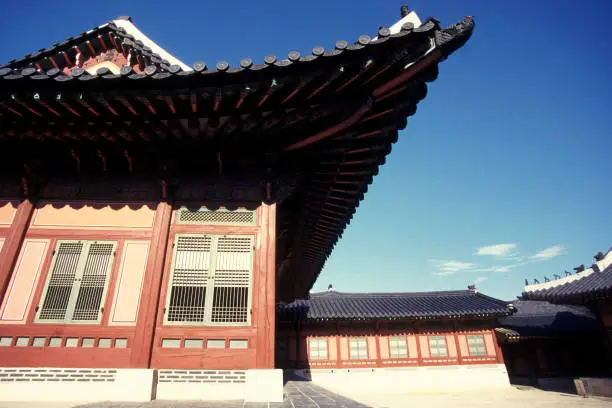 the Toksugung Palace in the city of Seoul in South Korea in EastAasia.  Southkorea, Seoul, May, 2006