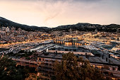 Monaco at dusk