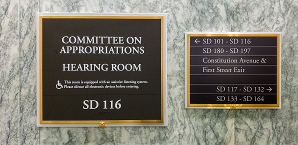 U.S. Senate Committee on Appropriations in the Dirksen Office Building in Washington DC
