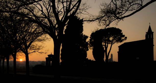 istock Sunset in Pomelasca, Inverigo, Como, Italy 1132091855
