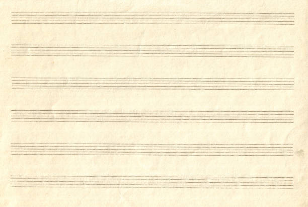 istock Old Blank Music Sheet Paper 1132096399