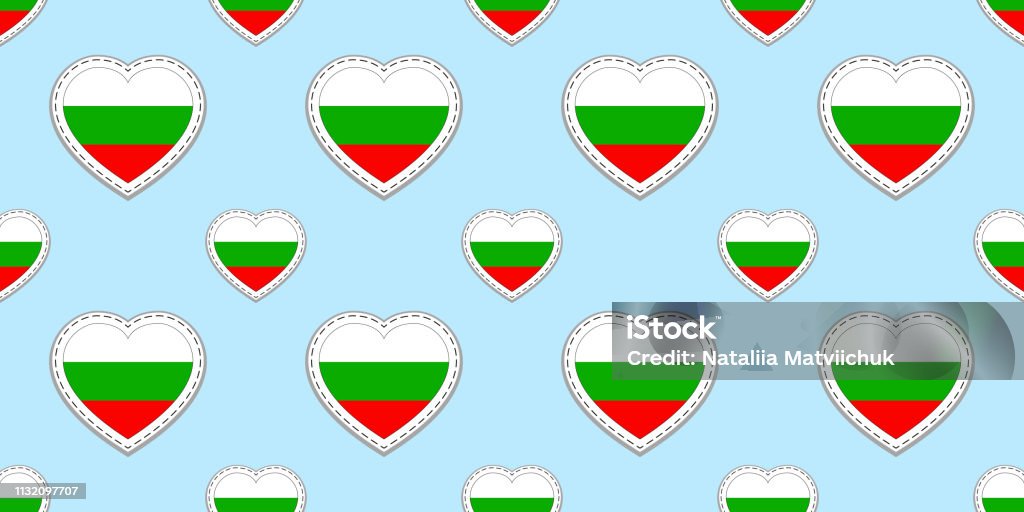 Bulgaria Flags Background Bulgarian Flag Seamless Pattern Vector Stickers  Love Hearts Symbols Good Choice For Sports Pages Travel Patriotic  Geographic Elements Patriotic Wallpaper Stock Illustration - Download Image  Now - iStock