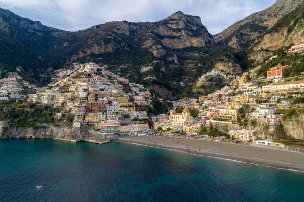 istock Positano Amalfi Coast, Aerial 1132099930